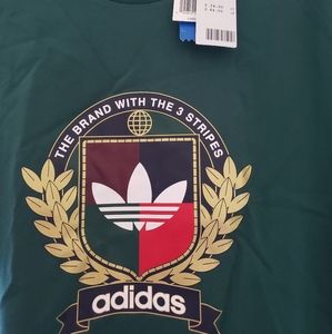 NWT Adidas Collegiate Green Shirt size S